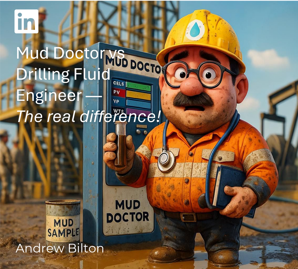 A link to a LinkedIn article comparing Mud Doctors to Drilling Fluid Engineers